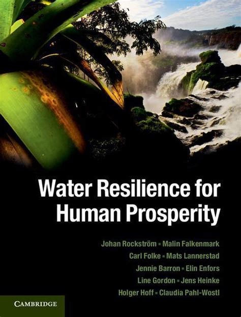 water resilience for human prosperity Reader