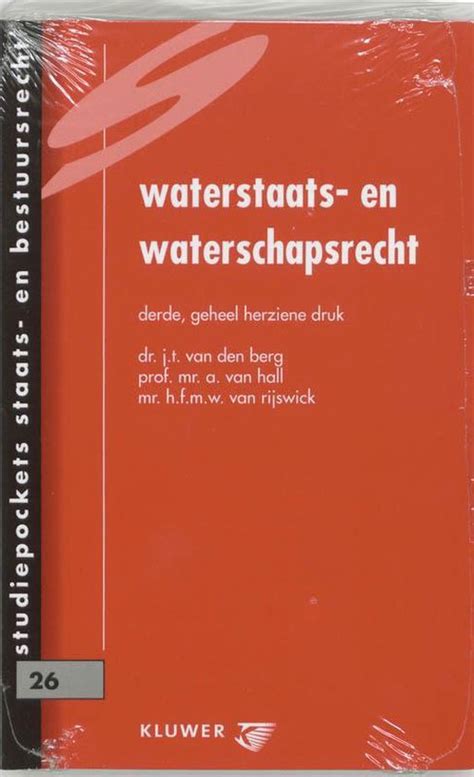 waterrecht en waterschapsrecht PDF