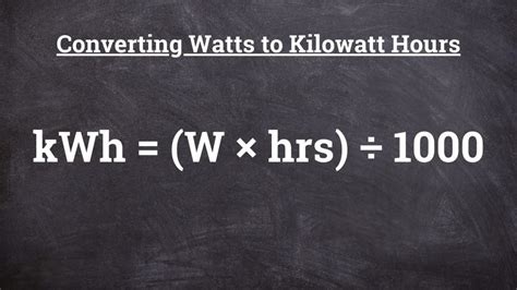 watts to calories per hour