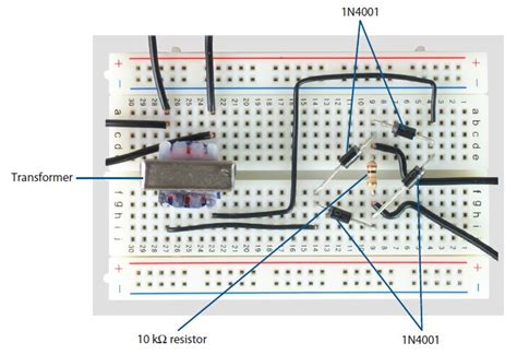 wave rectifier breadboard circuit Kindle Editon
