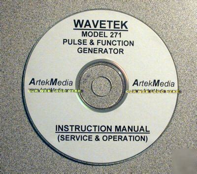 wavetek 270 271 287 introductionuser manual Reader