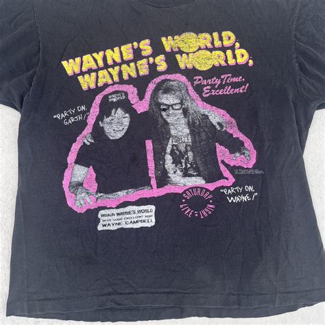 wayne's world t shirt