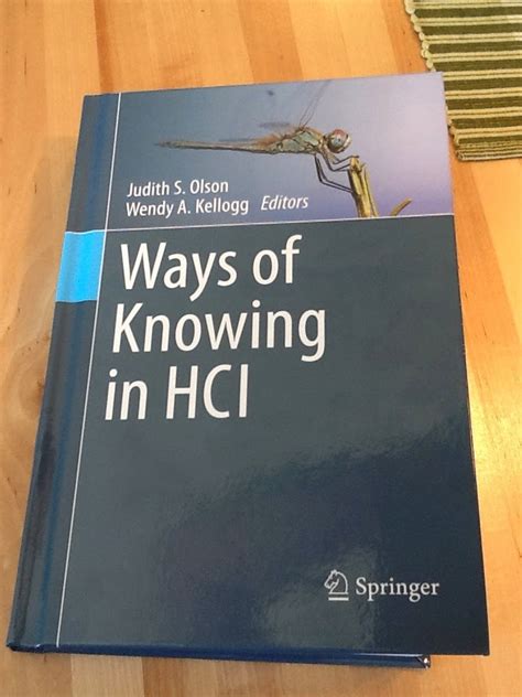 ways of knowing in hci Kindle Editon