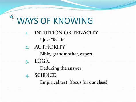 ways of knowing ways of knowing Epub