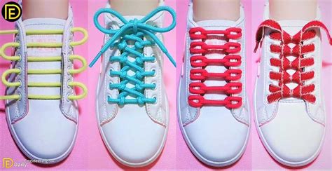 ways to tie shoelace