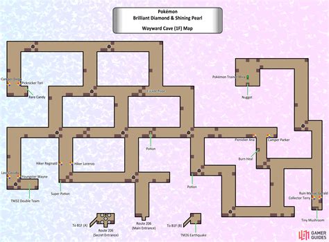 wayward cave map