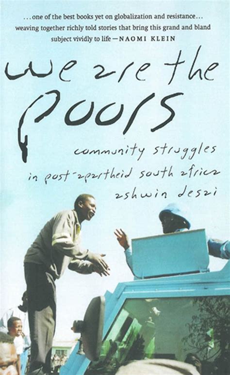 we are the poors community struggles in post apartheid south africa Reader