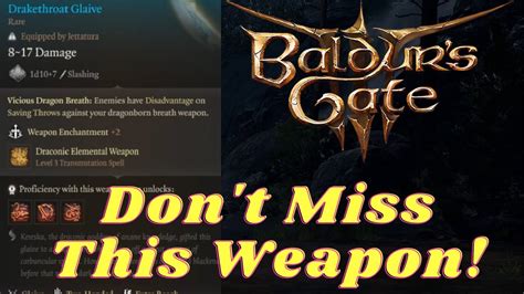 weapons that lower crit bg3