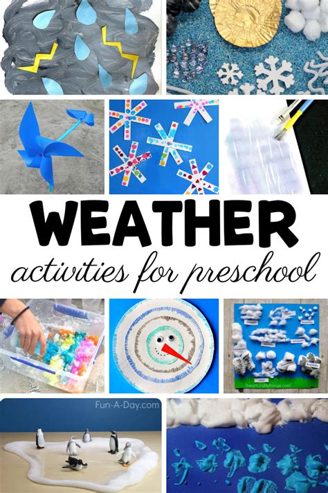 weather activities for preschoolers