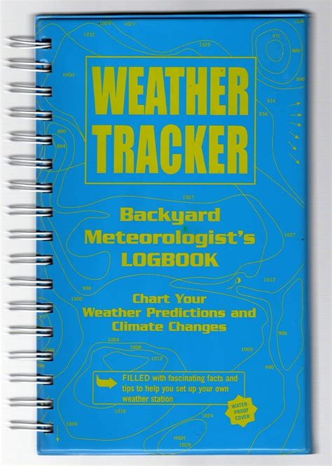 weather tracker backyard meteorologists logbook PDF