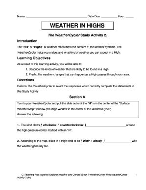 weathercycler-study-activity-answers Ebook PDF