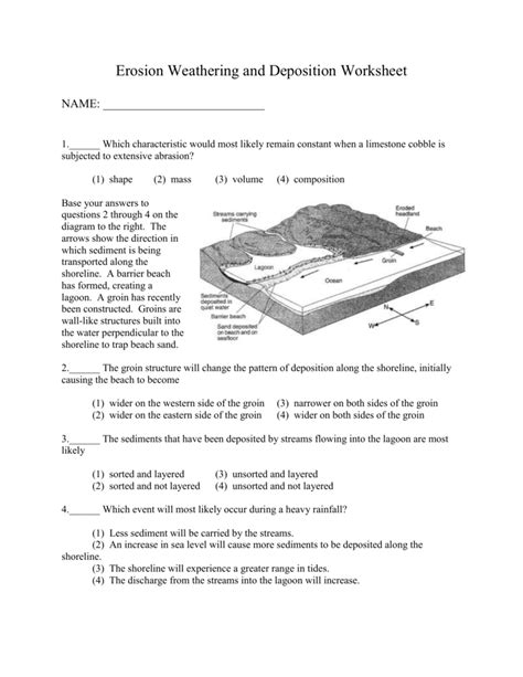 weathering and erosion review answers Doc