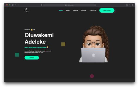 web developer portfolio website