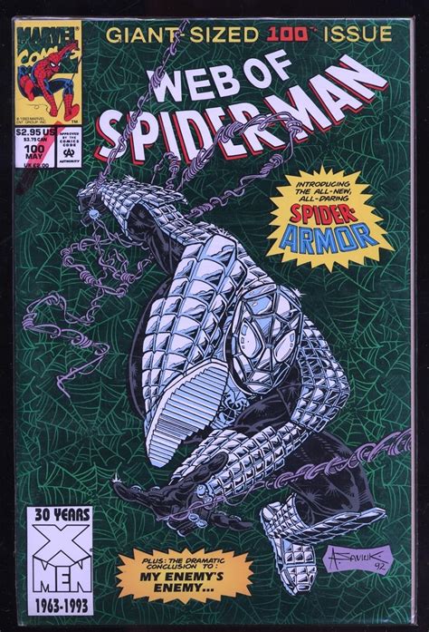 web of spider man 100 giant sized foil cover issue total war Kindle Editon