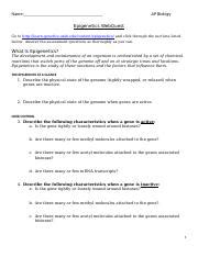 web quest on epigenetics answers utah genetics PDF