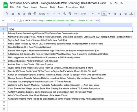Web Scraping Game Catalog In Google Sheets