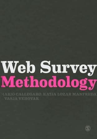 web survey methodology research methods for social scientists Epub