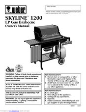 weber gas grill manual PDF