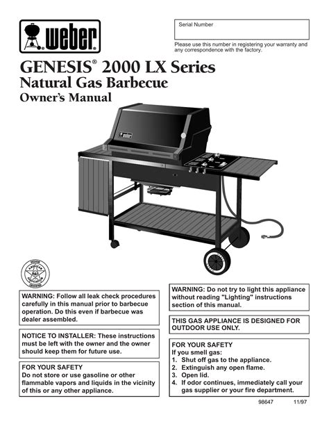 weber genesis 2000 manual Epub