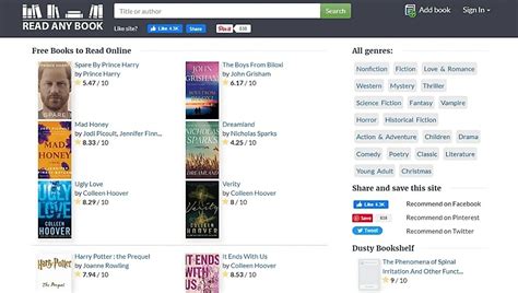 websites to read books for free Reader