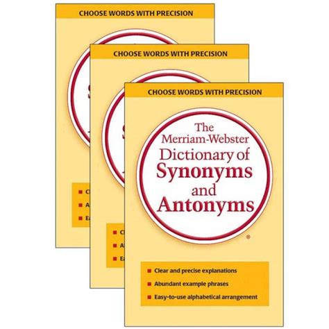 websters dictionary of synonyms and antonyms Reader