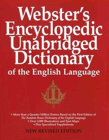 websters encyclopedic unabridged dictionary of the english language new revised edition Doc