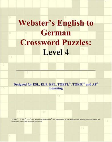 websters english to german crossword puzzles level 7 german edition Reader