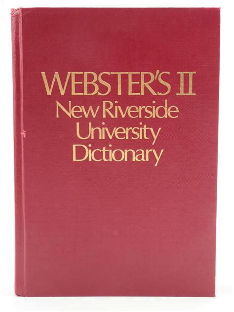 websters ii new riverside university dictionary Reader