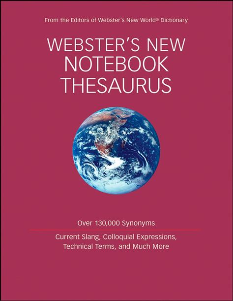 websters new thesaurus notebook PDF