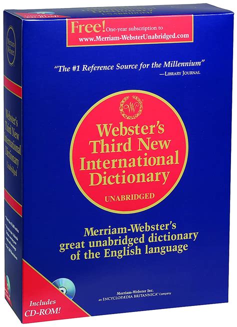 websters third new international dictionary of the english language Epub