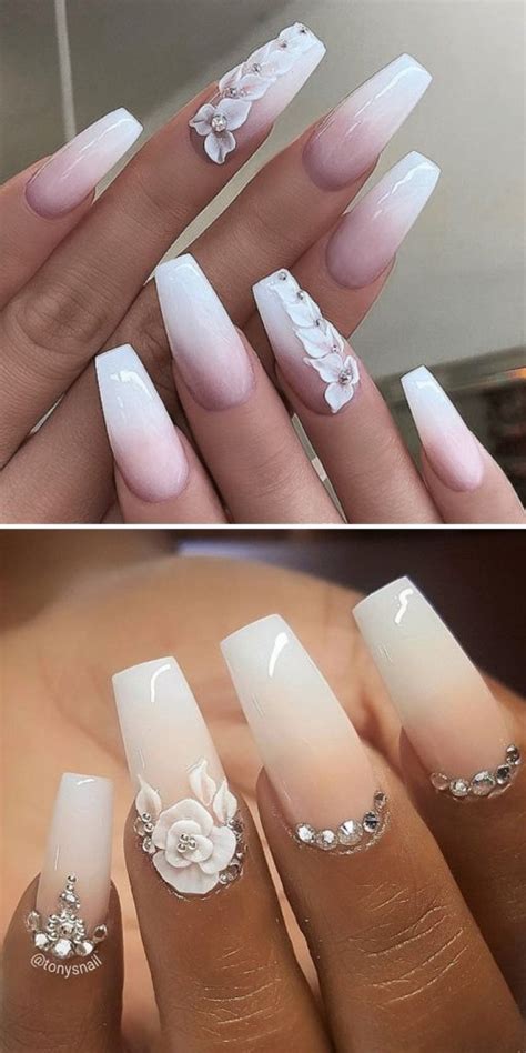 wedding nails for bride