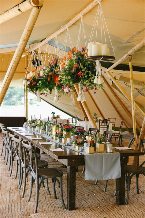 wedding tents decorated