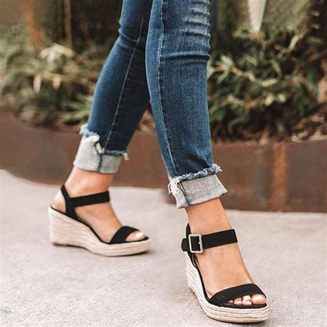wedge walking shoes