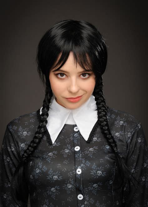 wednesday addams wig