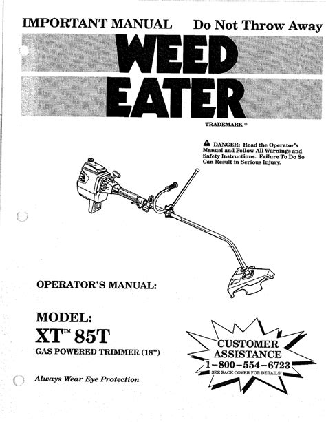 weed eater manual download Doc