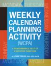 weekly calendar planning activity book Reader