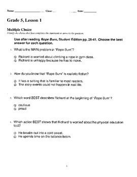 weekly lesson test grade 5 answers Ebook PDF