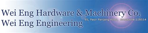 wei eng hardware & machinery co