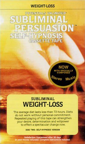 weight loss a subliminal persuasion self hypnosis Epub