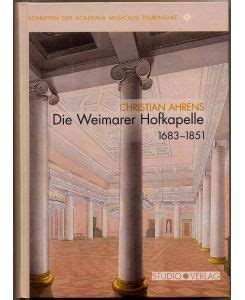 weimarer hofkapelle 1683 1851 organisatorische k nstlerische Reader