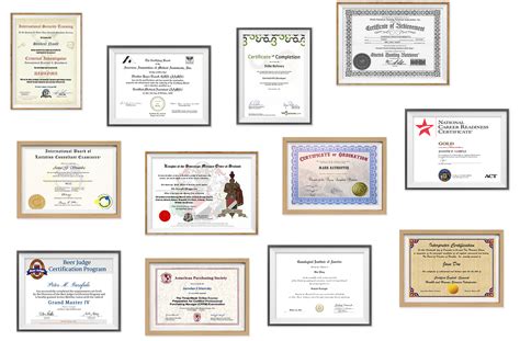 weird certifications online free