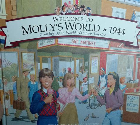 welcome to mollys world 1944 growing up in world war two america american girl Doc