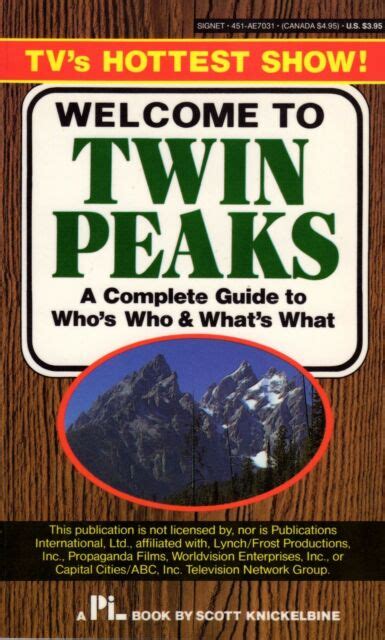 welcome to twin peaks a complete guide to whos who and whats what Epub