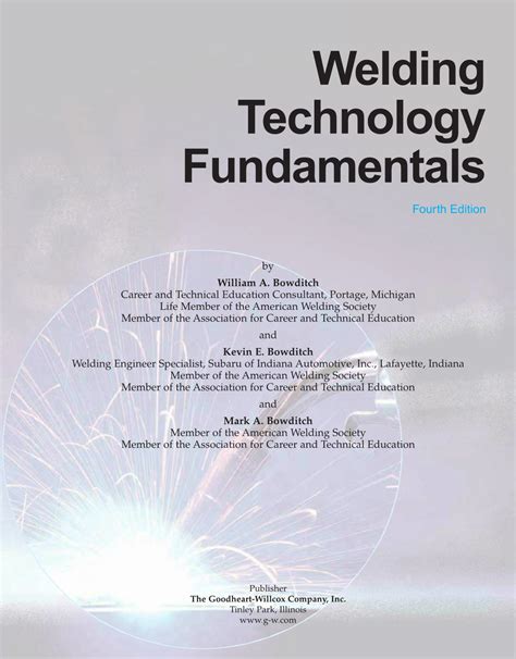 welding technology fundamentals 4th edition pdf Kindle Editon