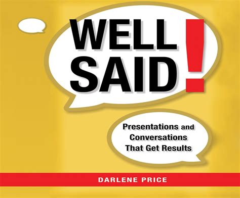 well said presentations and conversations that get results PDF