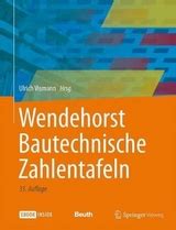 wendehorst bautechnische zahlentafeln ulrich vismann PDF