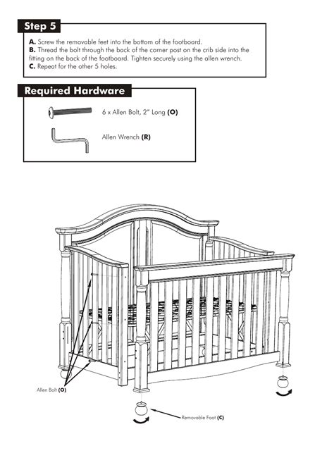 wendy bellissimo convertible crib instructions PDF
