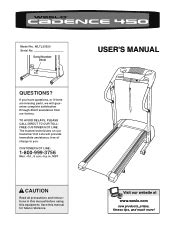 weslo cadence 450 manual Reader