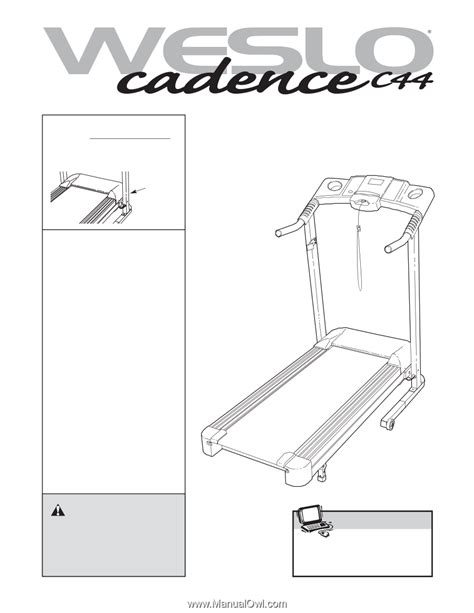 weslo cadence c44 treadmill manual Reader