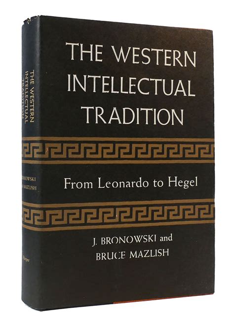western intellectual tradition from leonardo to hegel PDF